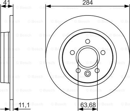 BOSCH 0 986 479 A36 - Bremžu diski autospares.lv