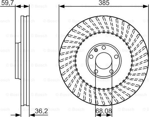 BOSCH 0 986 479 A31 - Brake Disc www.autospares.lv