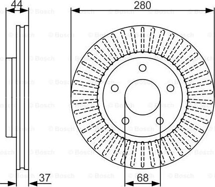 BOSCH 0 986 479 A28 - Bremžu diski www.autospares.lv