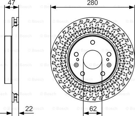 BOSCH 0 986 479 C40 - Bremžu diski www.autospares.lv