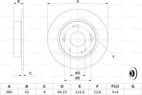 BOSCH 0 986 479 C63 - Bremžu diski www.autospares.lv