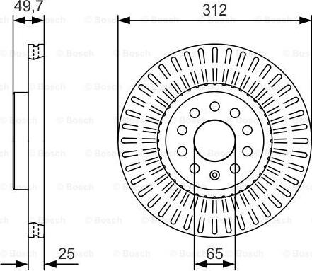 BOSCH 0 986 479 C29 - Bremžu diski autospares.lv