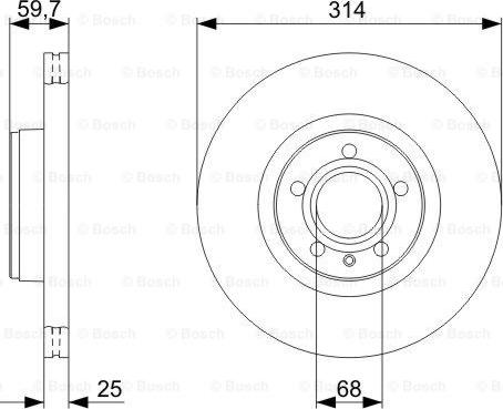 BOSCH 0 986 479 C70 - Bremžu diski www.autospares.lv