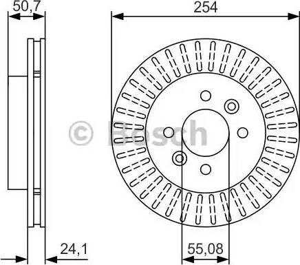 BOSCH 0 986 479 D03 - Bremžu diski www.autospares.lv