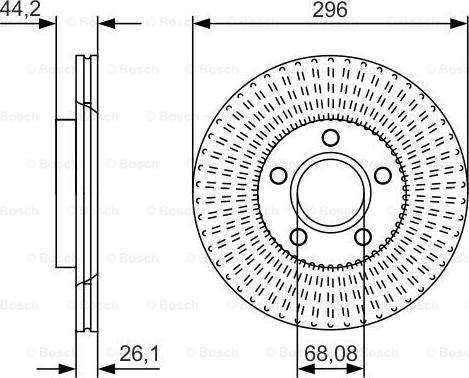 BOSCH 0 986 479 D15 - Bremžu diski www.autospares.lv