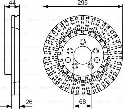 BOSCH 0 986 479 D16 - Bremžu diski www.autospares.lv