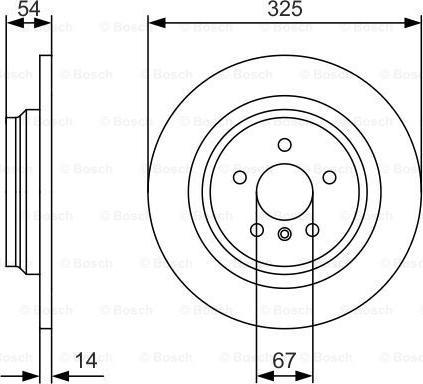 BOSCH 0 986 479 D10 - Bremžu diski www.autospares.lv