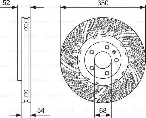 BOSCH 0 986 479 D26 - Bremžu diski www.autospares.lv