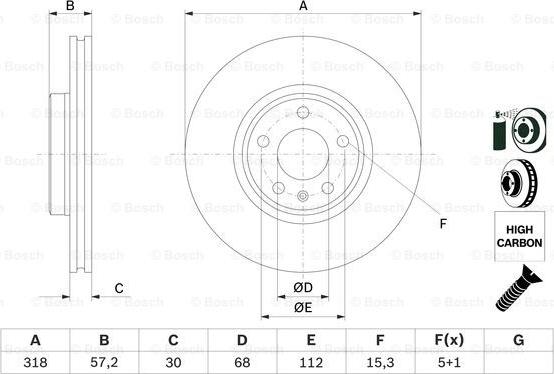 BOSCH 0 986 479 E49 - Bremžu diski www.autospares.lv