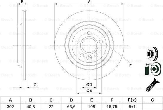 BOSCH 0 986 479 E85 - Bremžu diski www.autospares.lv