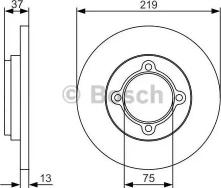 BOSCH 0 986 479 R62 - Bremžu diski www.autospares.lv