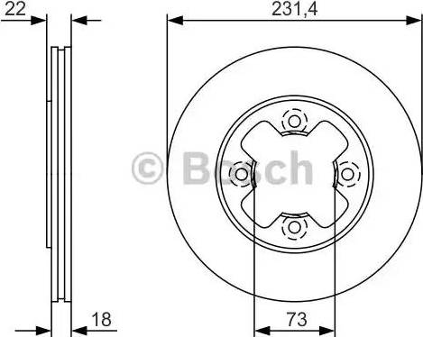 BOSCH 0 986 479 R19 - Bremžu diski www.autospares.lv