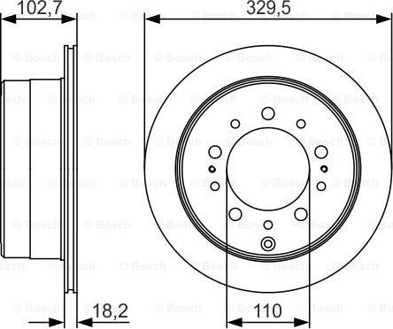 BOSCH 0 986 479 R15 - Bremžu diski www.autospares.lv