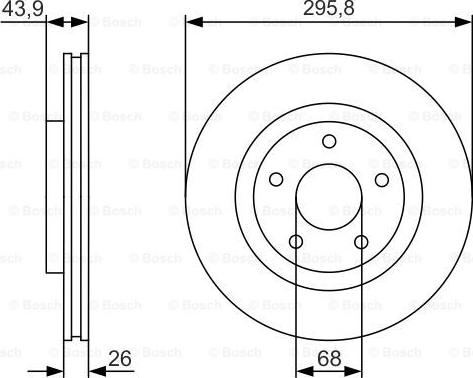 BOSCH 0 986 479 R89 - Bremžu diski www.autospares.lv