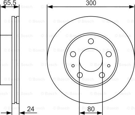 BOSCH 0 986 479 R86 - Bremžu diski www.autospares.lv