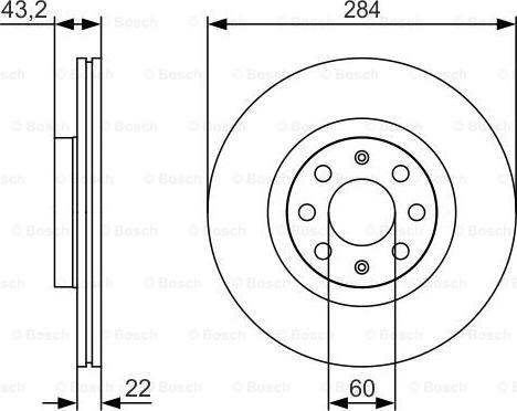 BOSCH 0 986 479 S91 - Bremžu diski www.autospares.lv