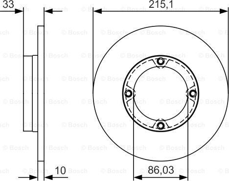 BOSCH 0 986 479 S69 - Bremžu diski www.autospares.lv