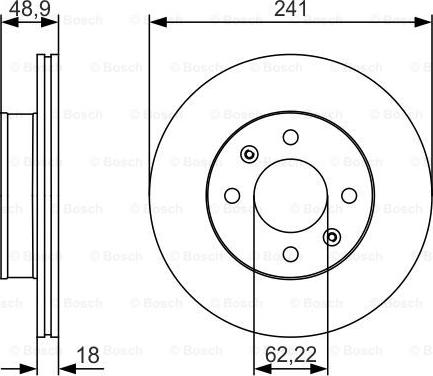 BOSCH 0 986 479 S04 - Bremžu diski www.autospares.lv