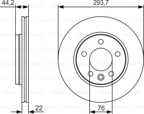 BOSCH 0 986 479 S06 - Bremžu diski www.autospares.lv