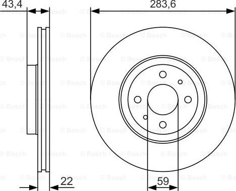 BOSCH 0 986 479 S01 - Тормозной диск www.autospares.lv