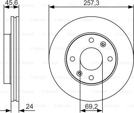 BOSCH 0 986 479 S03 - Bremžu diski www.autospares.lv