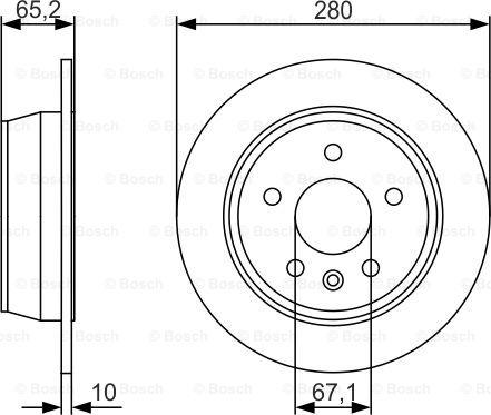 BOSCH 0 986 479 S02 - Bremžu diski www.autospares.lv