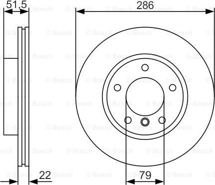 BOSCH 0 986 479 S10 - Bremžu diski autospares.lv