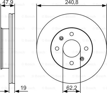 BOSCH 0 986 479 S18 - Bremžu diski www.autospares.lv