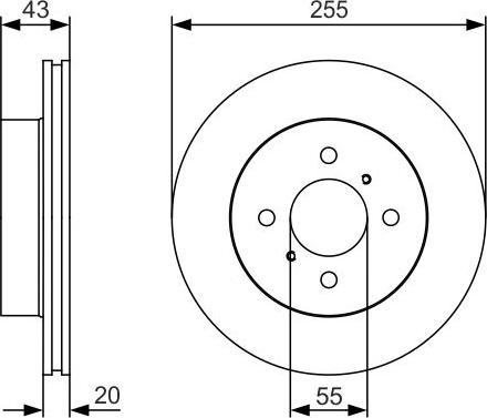 BOSCH 0 986 479 S13 - Bremžu diski www.autospares.lv