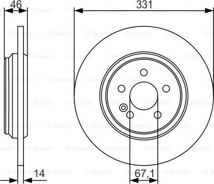 BOSCH 0 986 479 S12 - Bremžu diski www.autospares.lv