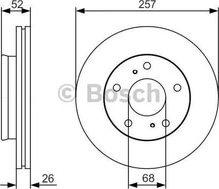 BOSCH 0 986 479 S89 - Bremžu diski www.autospares.lv