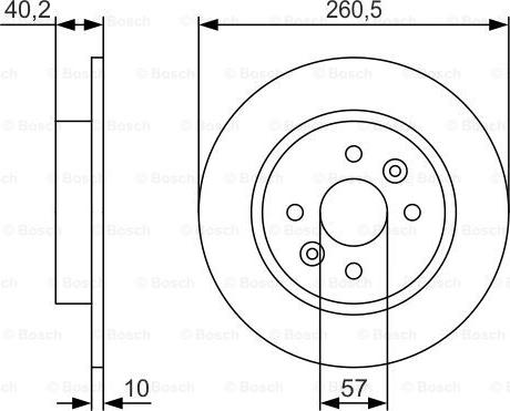 BOSCH 0 986 479 S85 - Bremžu diski www.autospares.lv