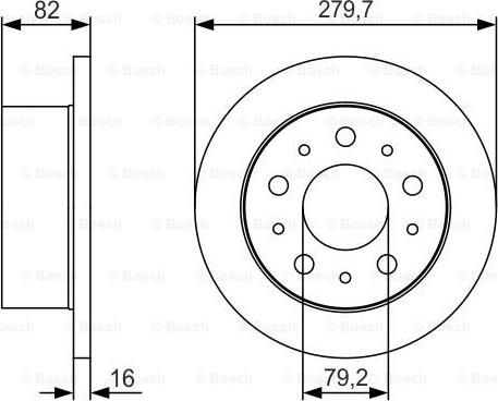 BOSCH 0 986 479 S86 - Bremžu diski www.autospares.lv