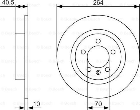 BOSCH 0 986 479 S88 - Bremžu diski www.autospares.lv