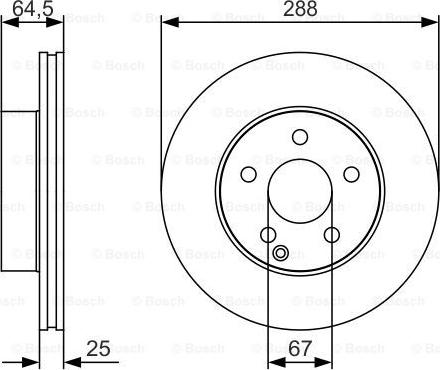 BOSCH 0 986 479 S83 - Bremžu diski www.autospares.lv