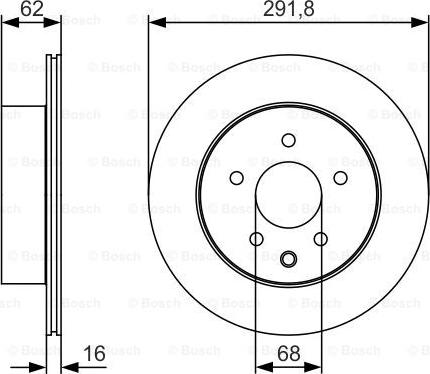 BOSCH 0 986 479 S31 - Bremžu diski www.autospares.lv