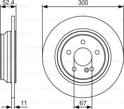 BOSCH 0 986 479 S33 - Bremžu diski www.autospares.lv