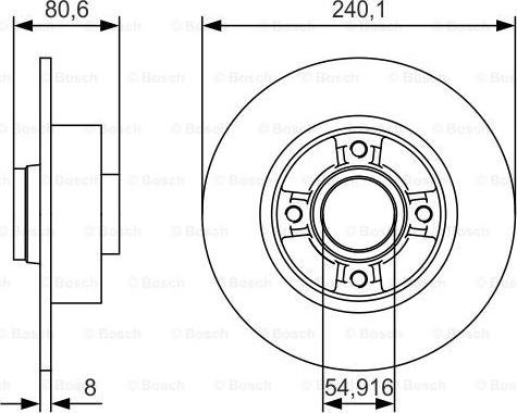 BOSCH 0 986 479 S37 - Bremžu diski www.autospares.lv