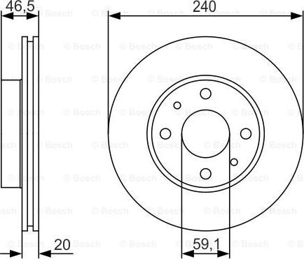 BOSCH 0 986 479 S74 - Bremžu diski www.autospares.lv