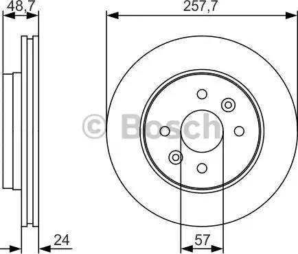 BOSCH 0 986 479 S77 - Bremžu diski www.autospares.lv