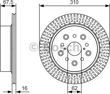 BOSCH 0 986 479 T03 - Bremžu diski www.autospares.lv