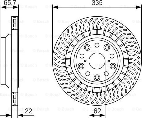 BOSCH 0 986 479 T34 - Bremžu diski www.autospares.lv