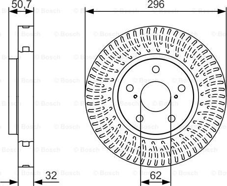 BOSCH 0 986 479 T37 - Bremžu diski www.autospares.lv