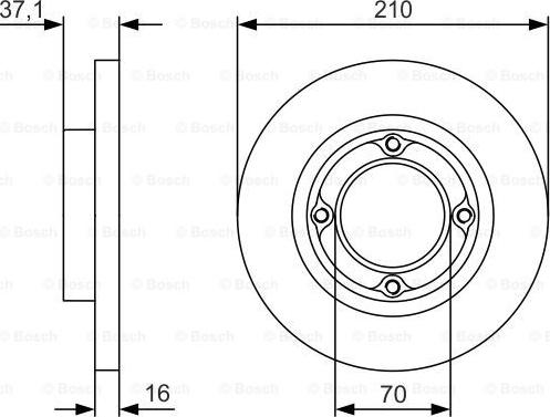 BOSCH 0 986 479 U96 - Bremžu diski www.autospares.lv