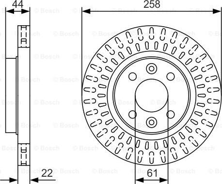 BOSCH 0 986 479 U50 - Bremžu diski www.autospares.lv