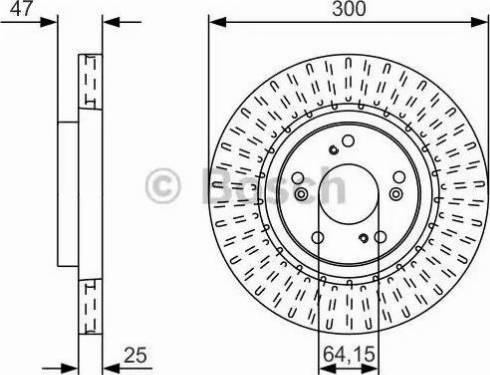 BOSCH 0 986 479 U53 - Bremžu diski www.autospares.lv