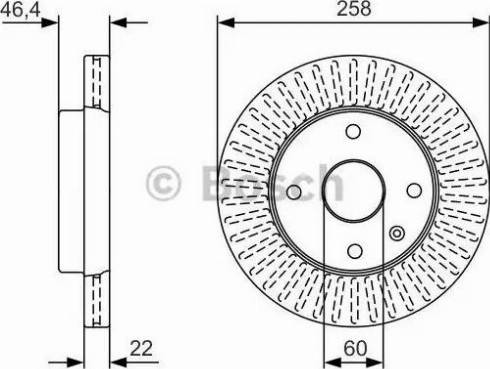 BOSCH 0 986 479 U67 - Bremžu diski www.autospares.lv