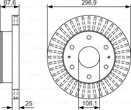 BOSCH 0 986 479 U07 - Bremžu diski www.autospares.lv