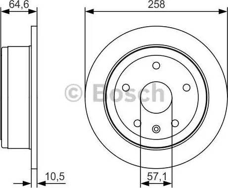 BOSCH 0 986 479 U30 - Bremžu diski www.autospares.lv