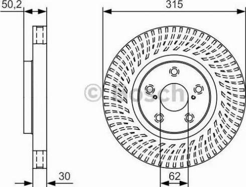 BOSCH 0 986 479 U31 - Bremžu diski autospares.lv